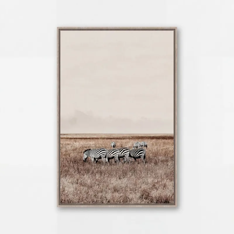 Canvas TRIBU ZEBRAS 50x70cm marca CONFORAMA - Decoración