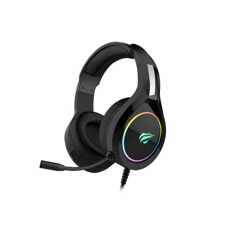 Cascos Gaming con luz RGB Clásico 2xJack 3.5mm + 1 USB HV-H2232D
