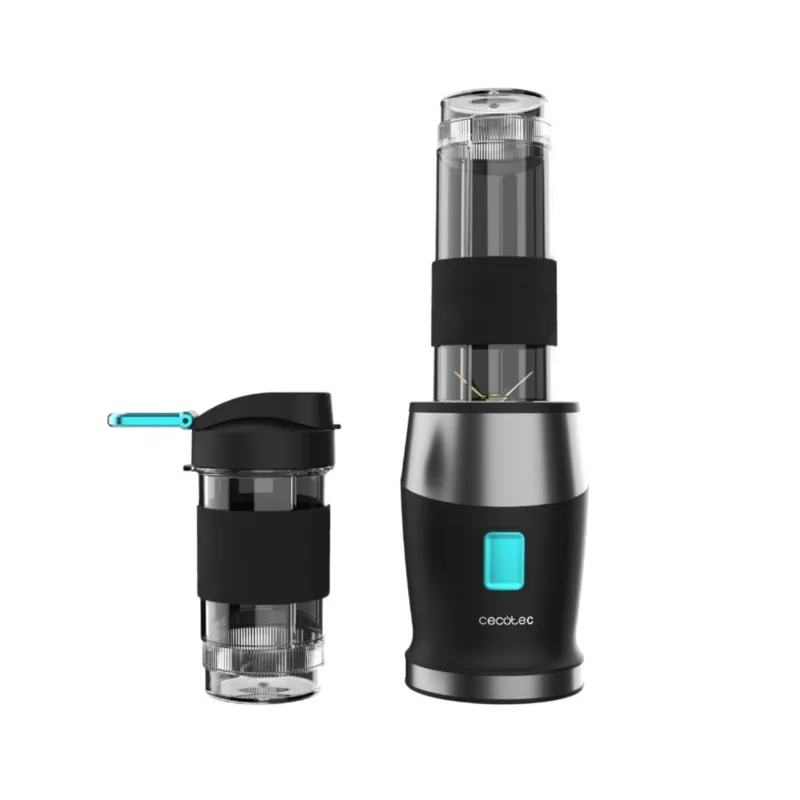 Batidora de vaso Cecotec Power Titanium 900 ProGo 900W 4 cuchillas titanio negro - Electrodomésticos