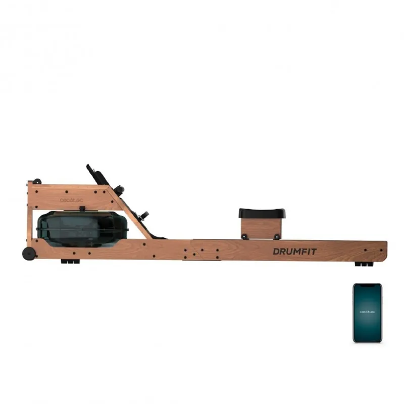 Máquina de remo Drumfit Rower 20000 Neptuno Wood - Deporte