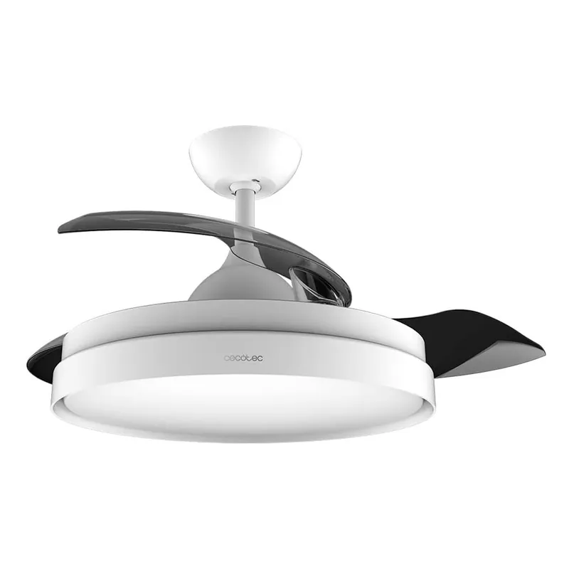 Ventilador de techo retráctil Cecotec EnergySilence Aero 4280 Invisible 40W blanco Ø106 cm - Electrodomésticos