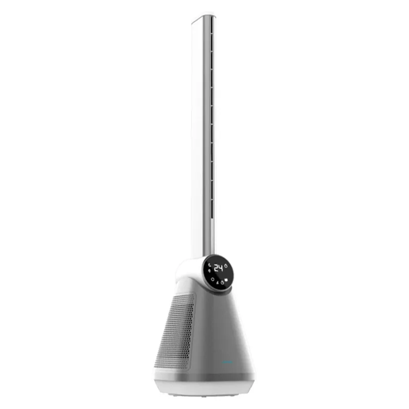 Ventilador de torre Cecotec EnergySilence 9890 Skyline Bladeless 50W diseño sin aspas inox/blanco - Electrodomésticos