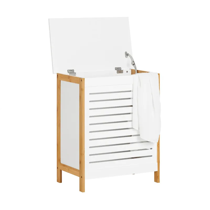 Cesto para la Colada,Canasto para la Ropa Sucia,Amario para Baño,FSS66-WN SoBuy