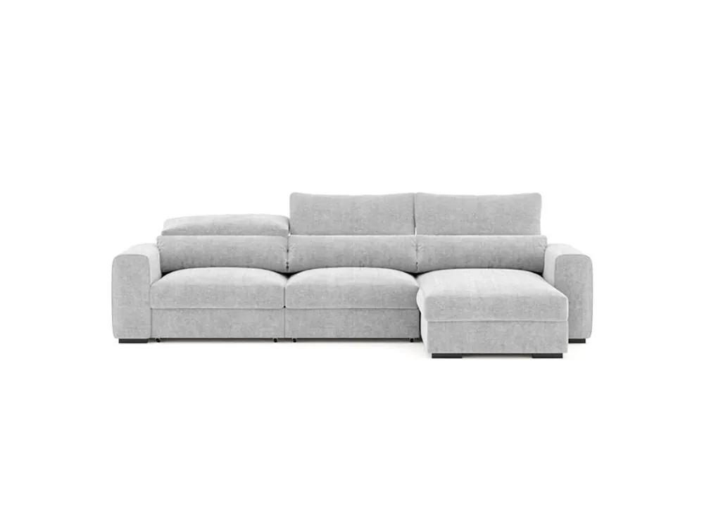 Chaise longue cama LANDON reversible 5 plazas beige - Sofás sillones puffs