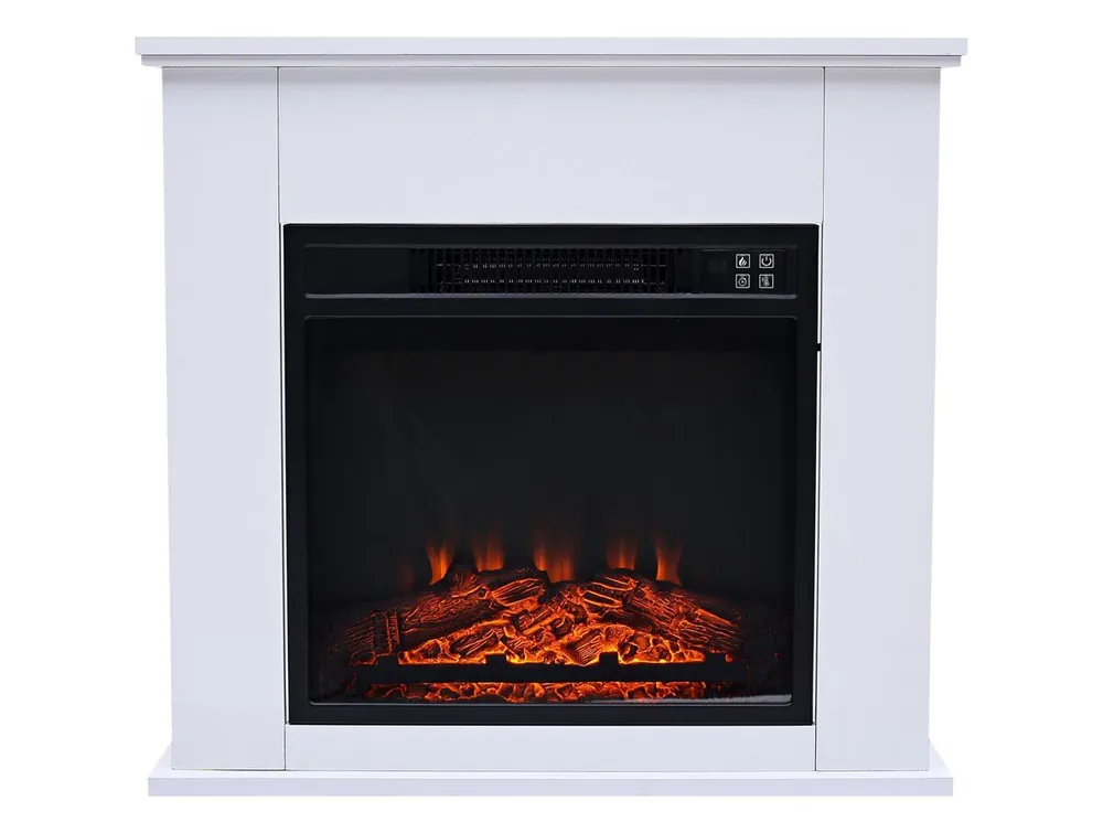 Chimenea eléctrica de 2000W y bajo consumo. Diseño de suelo en MDF. estilo tradicional. - Electrodomésticos