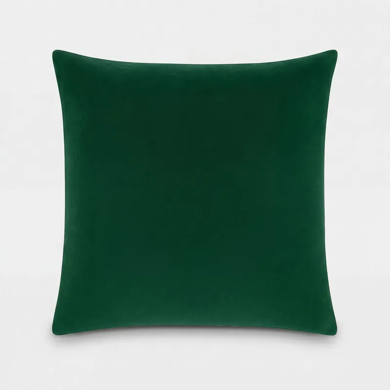 Cojín terciopelo VELOUR 45x45cm color azul - Textil