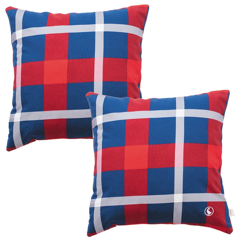 Set de 2 cojines 40x40cm 100% Algodón 300GSM cuadros Tartan El Ganso - Textil