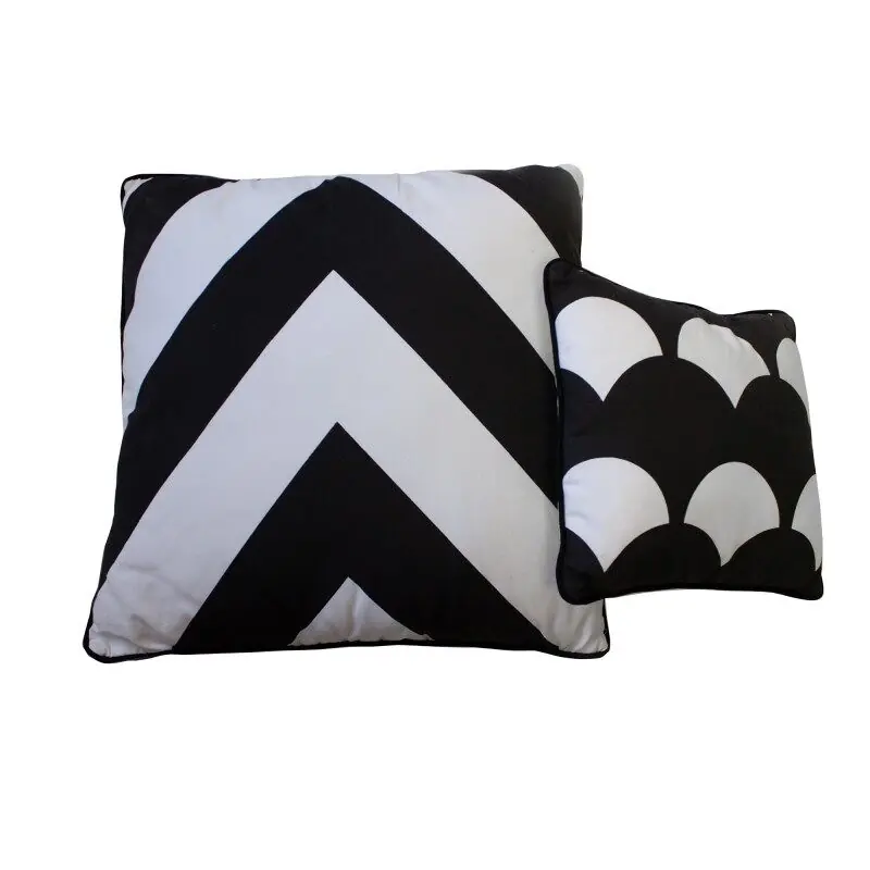 Cojines set de 2 algodón multicolor 30x30/50x50cm - Bebé