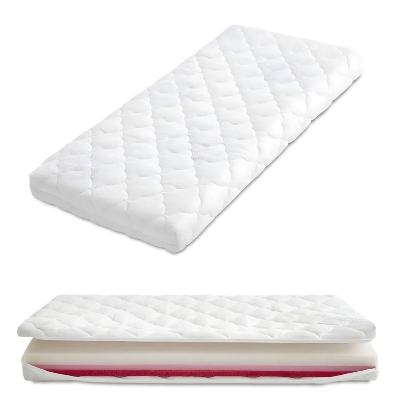Colchón bebé Helios Cuna 120x60 con tecnología DryCore+ con célula abierta y BreathMax. Certificado OEKO-TEX y CertiPur. Desenfundable, transpirable
