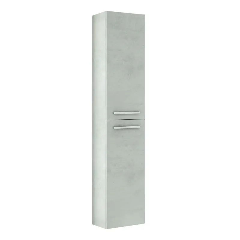 Columna de baño cemento Athena 2 puertas Cemento 30 x 150 x 25 cm