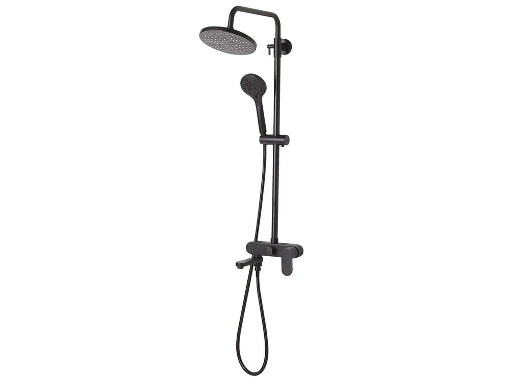 Columna de ducha con efecto lluvia GURARA Plateado - Baño