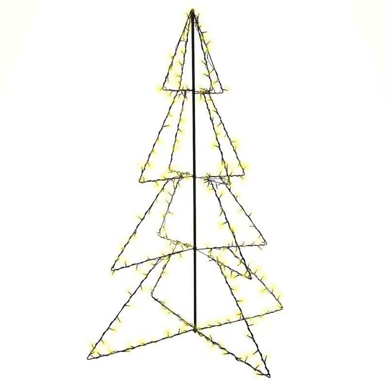 Árbol Navidad 240 luces LED interior y exterior 115x150 cm - Decoración