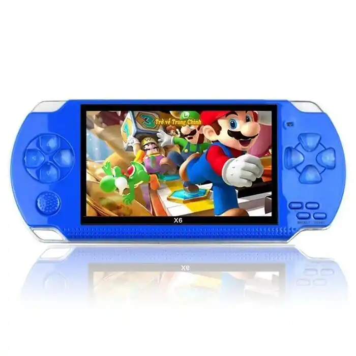 Consola 4.3" TFT-LCD Retro X6 Handheld 8GB, 1000+ Juegos, posibilidad de conectar a la TV