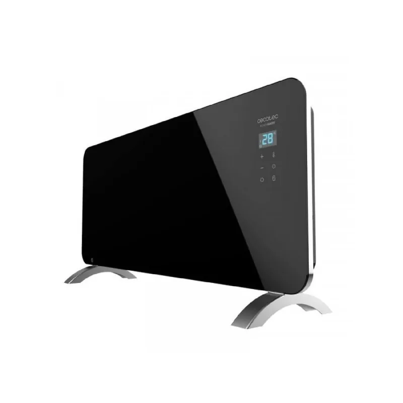 Convector Ready Warm 6770 Crystal Connection Cecotec 2000W Wifi control vía App/temporizador negro - Electrodomésticos