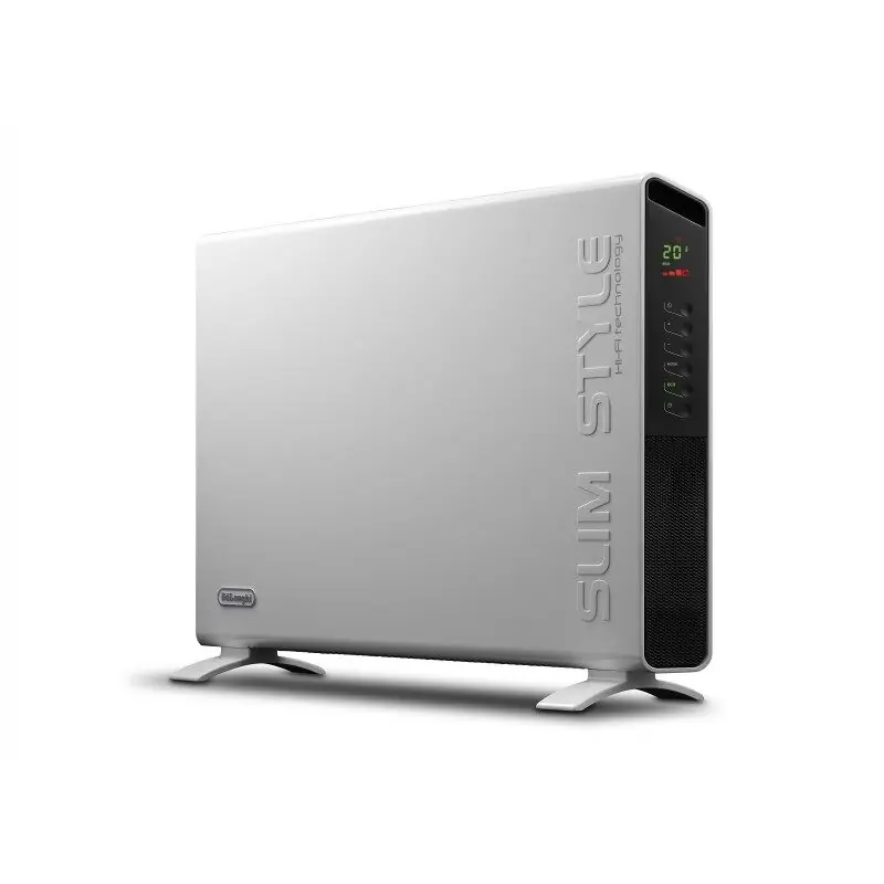 De'Longhi Convector Slim Style HCX9120E. Calefactor Eléctrico Portátil. Panel Con LED. Sistema De Seguridad. Termostato. 2.000 W - Electrodomésticos