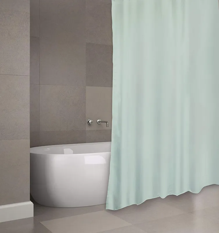 Cortina De Bano Poliester 180X200 Cm Prem.Uni Verde 622C - Baño