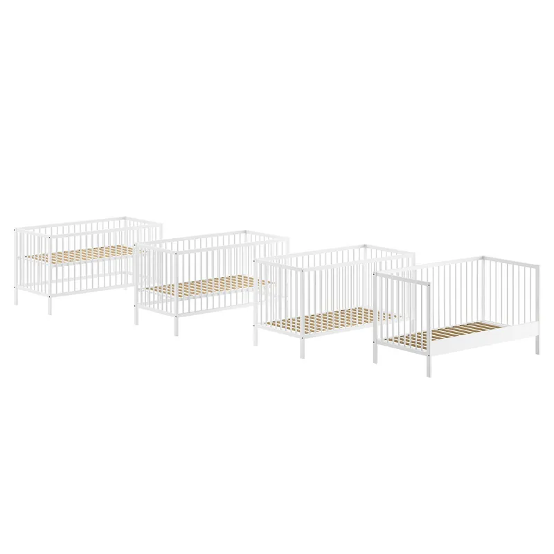 Cuna evolutiva y cambiador Vipack Meryl 70x140 Blanco - Bebé