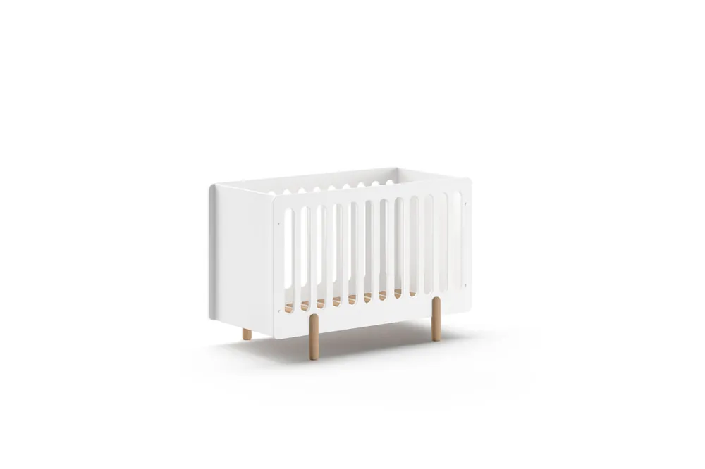 Cuna para bebé SMILE 69x130x87 Blanco