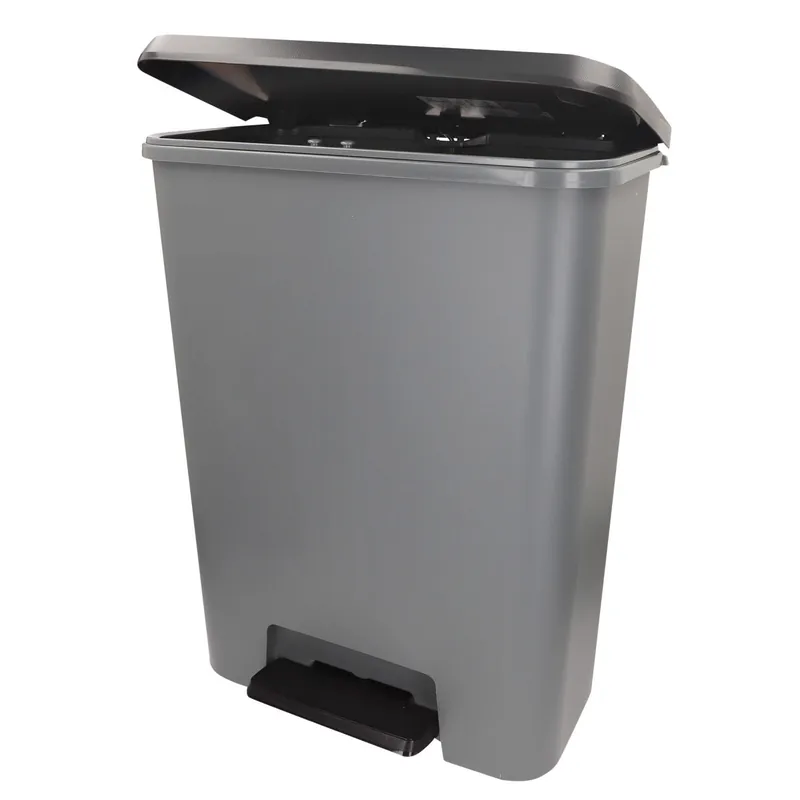Curver Cubo de basura Compatta 50L gris - Baño