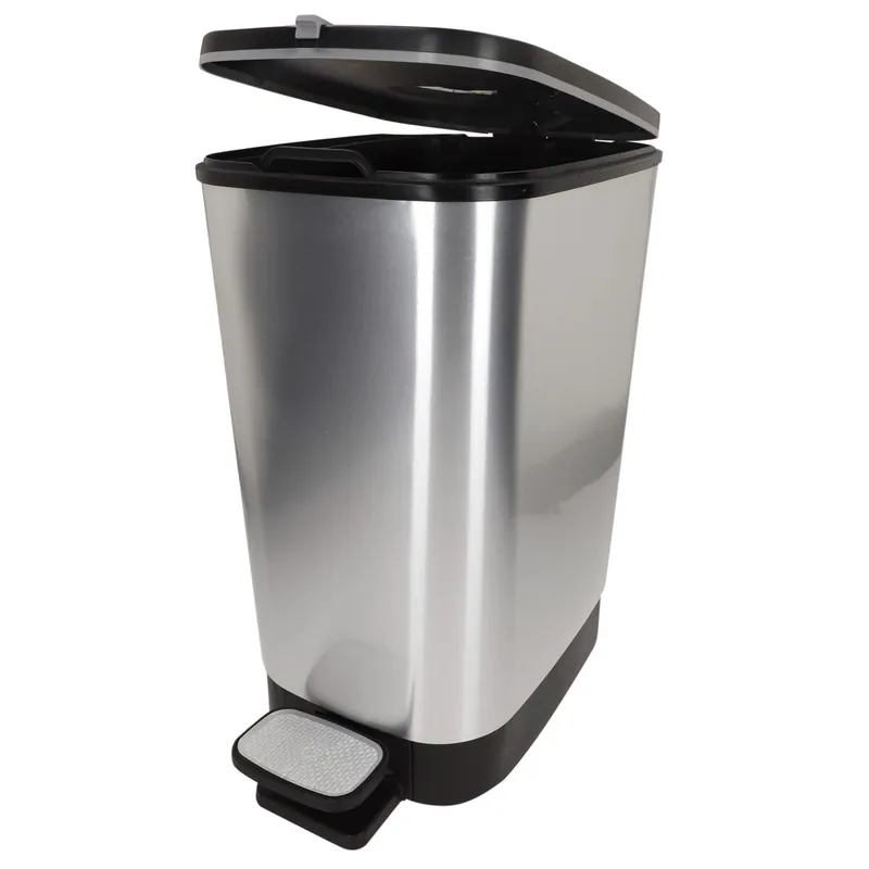 Curver Cubo de basura con pedal Chic Bin 30-35L gris