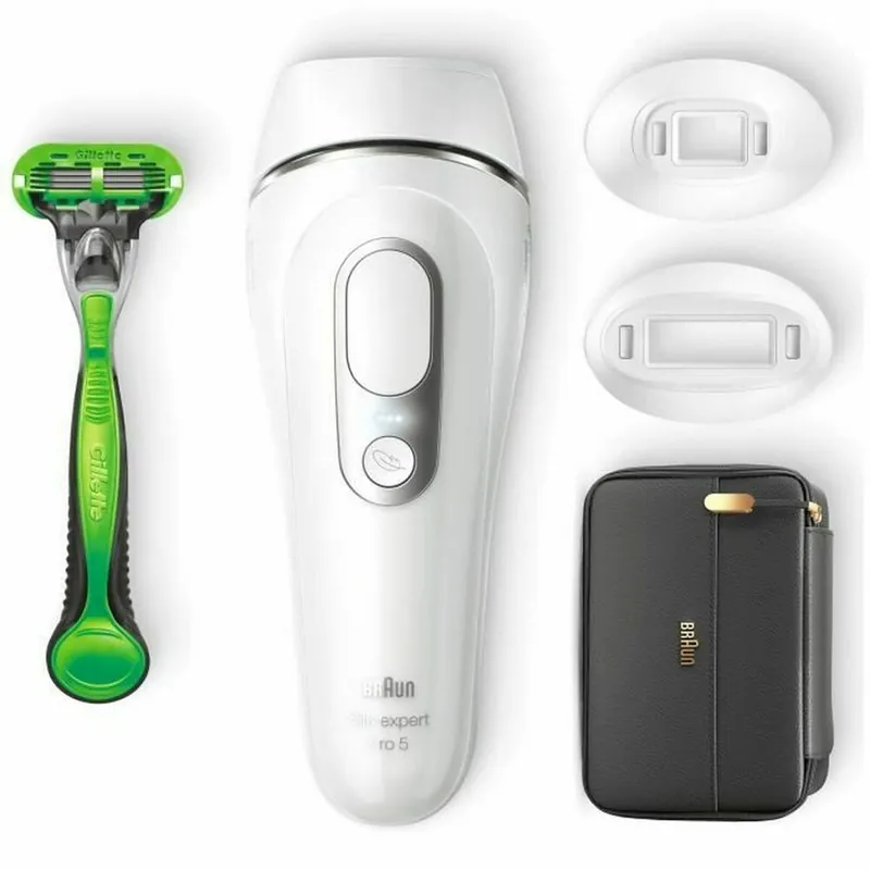 Depiladora de Luz Pulsada con Accesorios Braun Silk·expert Pro 5 PL5145 - Electrodomésticos