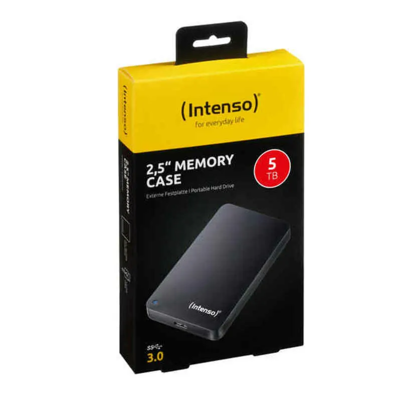 Disco Duro Externo INTENSO Memory Case 2,5" 5TB - Electrónica