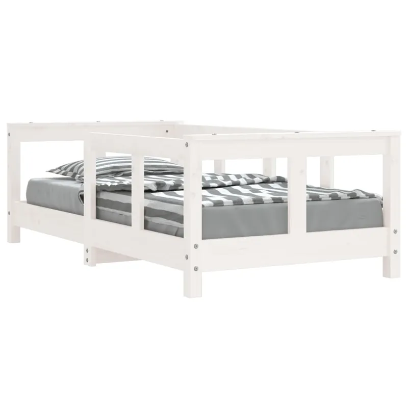vidaXL Estructura de cama para niños madera maciza de pino 70x140 cm - Bebé