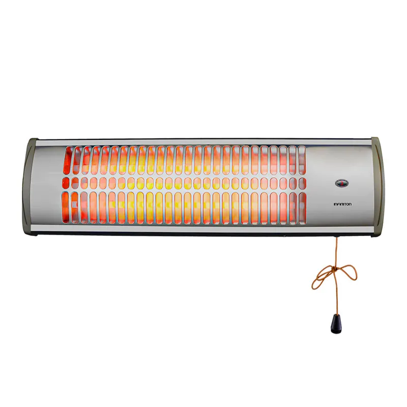 Estufa de cuarzo Infiniton HQP-W33 - 3 Niveles de potencia - 1500 W Gris