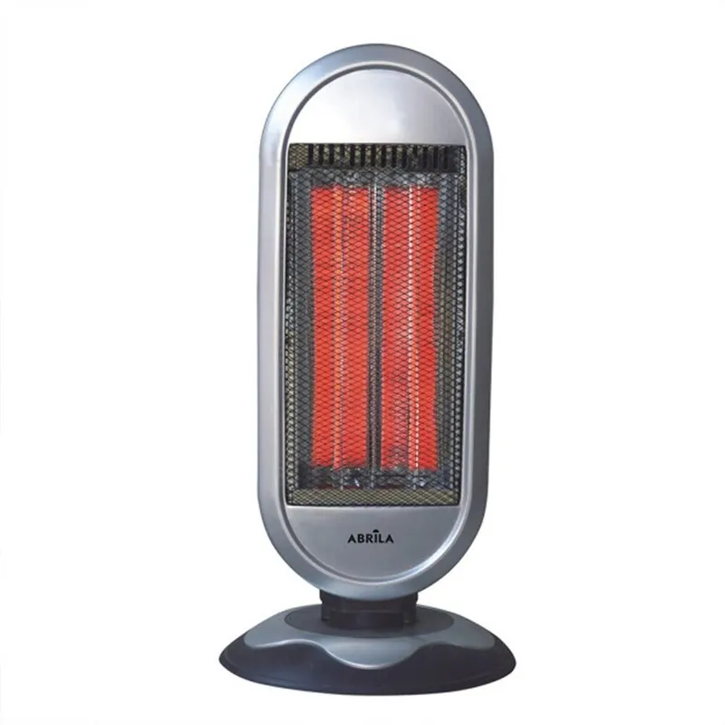 estufa electrica fibra de carbono metal color plata serie fulgor 30cm - Electrodomésticos