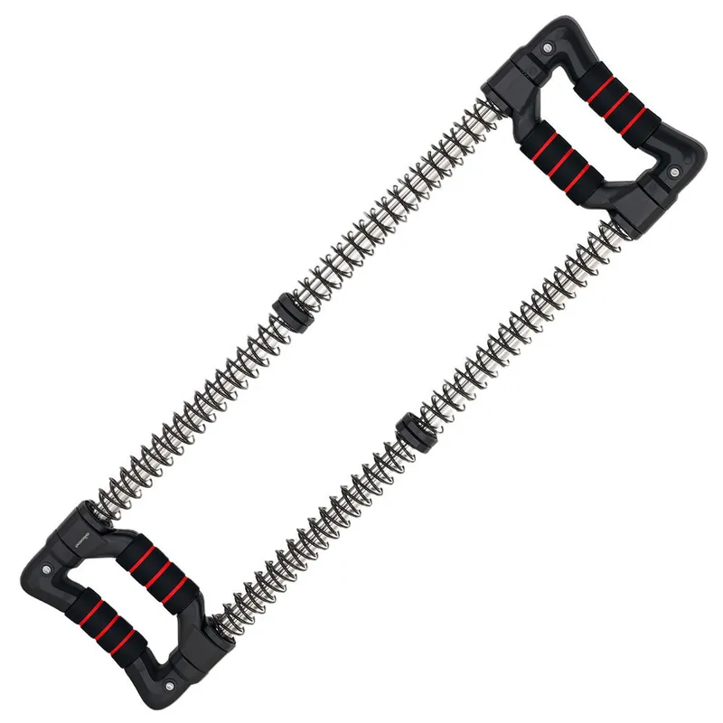 SPORTNOW Extensor de Pecho Músculo Extensor Ajustable Extensor para Musculación con Resistencia Ajustable 10-50 kg para Entrenamiento en Hogar Oficina Viaje Negro
