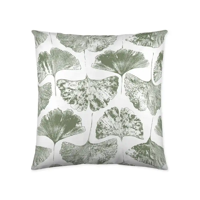 SANDAL - Funda de Cojin Estampado - Sin Relleno - 50x50 Cm - Algodón Extra Suave - Fabricado en España - BILOBA GREEN