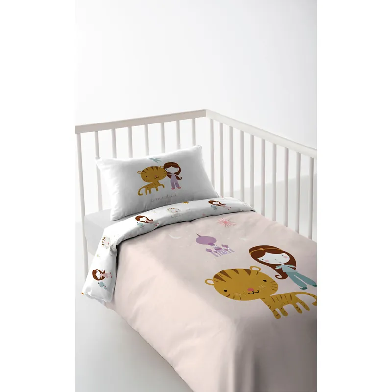 FUNDA NÓRDICA REVERSIBLE CUNA/MAXICUNA MIL UNA NOCHE CUNA 60 CM - Bebé