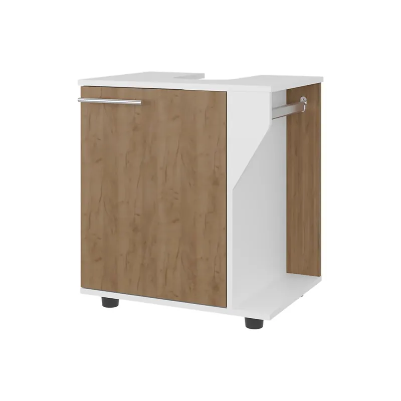 AS CRZ gabinete bajo lavamanos para pedestal con compartimento lateral - Baño
