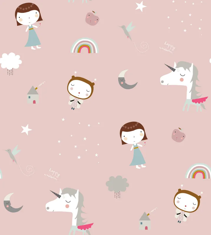 JUEGO DE SÁBANA CUNA/MAXICUNA UNICORN WHITE CUNA 60 CM - Bebé