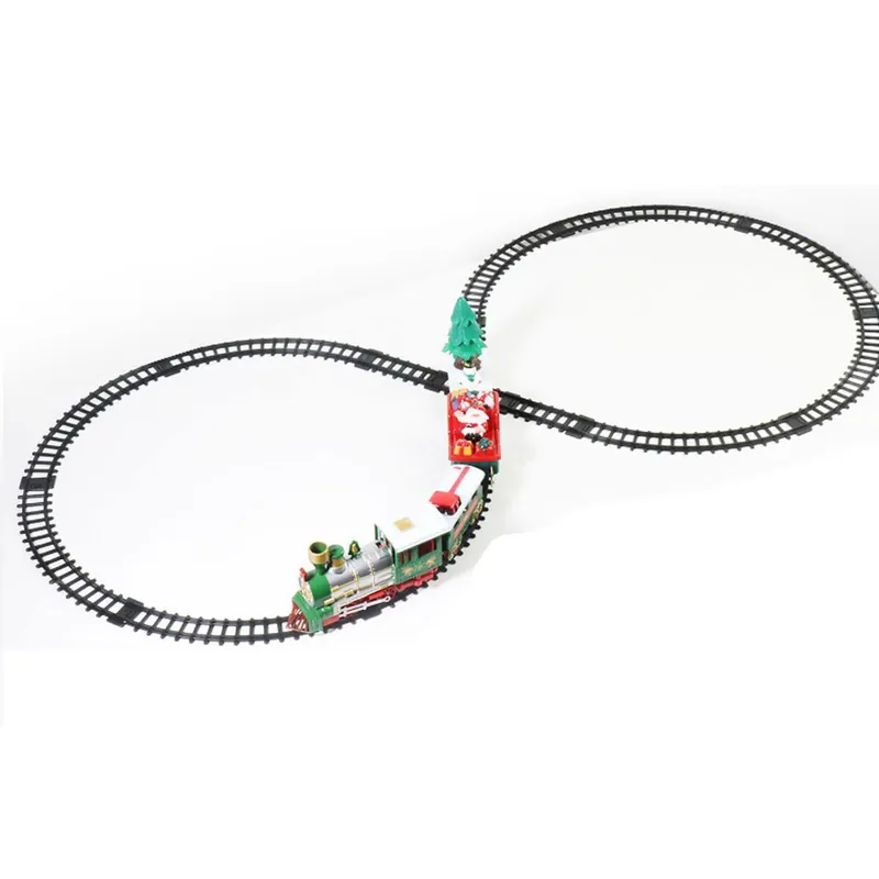 Well Home Juego de Tren de Navidad de 39 Piezas con luces y sonidos con una vía de 698cm - Decoración