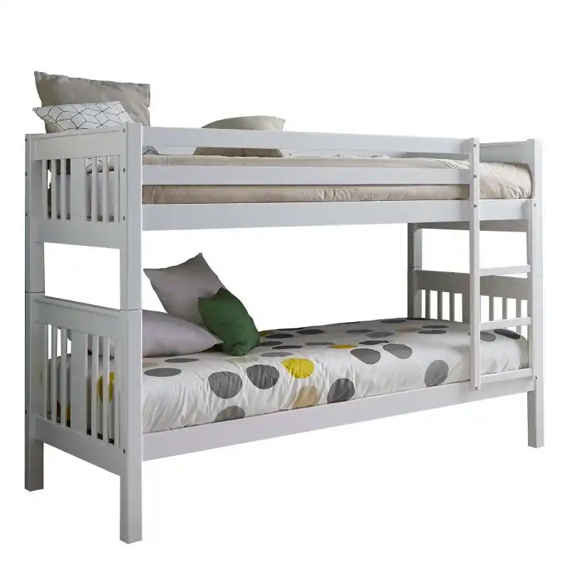 Litera madera blanca 90x190cm - Descanso