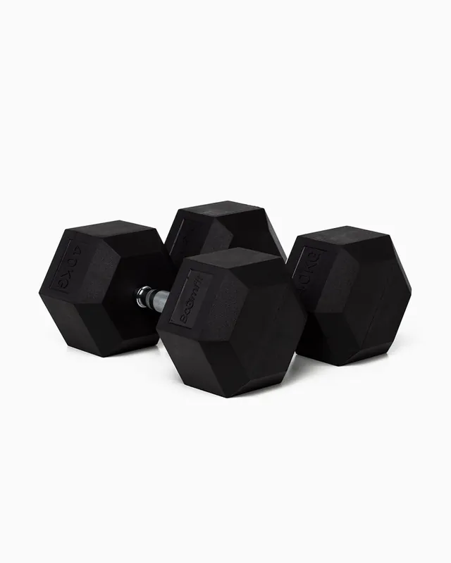 Mancuernas Hexagonales 40Kg (Pareja) - BOOMFIT