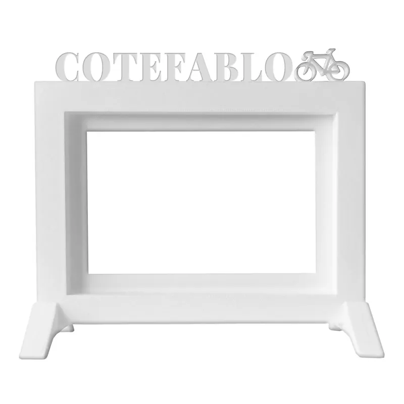 Well Home - Marco de Fotos de Mesa o Pared / Modelo ''COTEFABLO'' / Tamaño del marco 20,5x13,5x1,5 para Fotos de 10x15 / Color Blanco