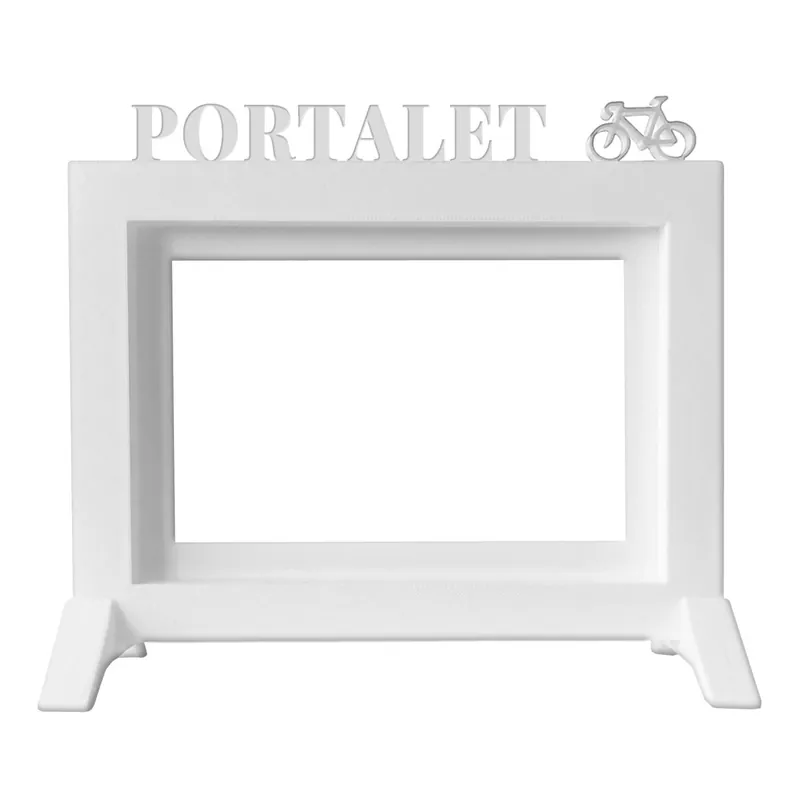 Well Home - Marco de Fotos de Mesa o Pared / Modelo ''PORTALET'' / Tamaño del marco 20,5x13,5x1,5 para Fotos de 10x15 / Color Blanco