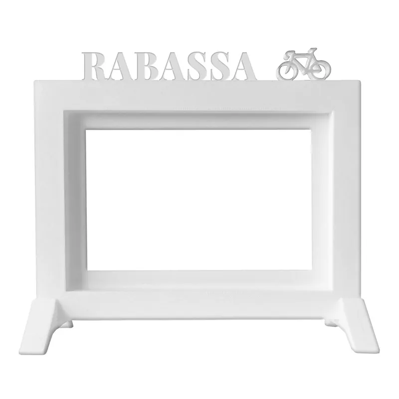 Well Home - Marco de Fotos de Mesa o Pared / Modelo ''RABASSA'' / Tamaño del marco 20,5x13,5x1,5 para Fotos de 10x15 / Color Blanco