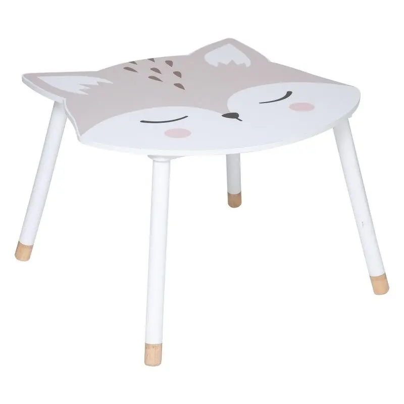 Mesa MDF blanco/gris 43x62x64cm - Bebé