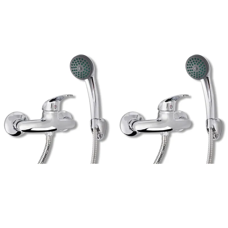 vidaXL Grifos mezcladores 2 unidades - Baño