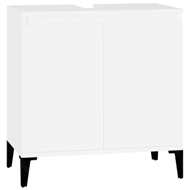 vidaXL Mueble de lavabo madera de ingeniería envejecida 58x33x60 cm - Baño