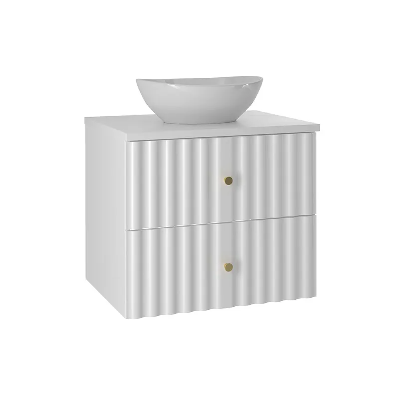 Mueble lavabo individual 60cm Izae Blanco - Baño