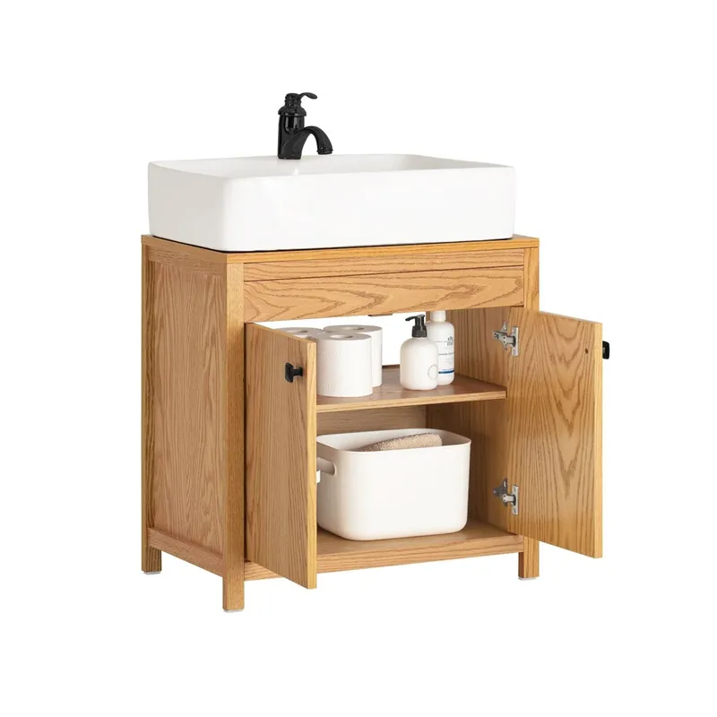 Mueble para debajo del Lavabo SoBuy BZR98-N con 2 Puertas 60 x 35 x 60 cm
