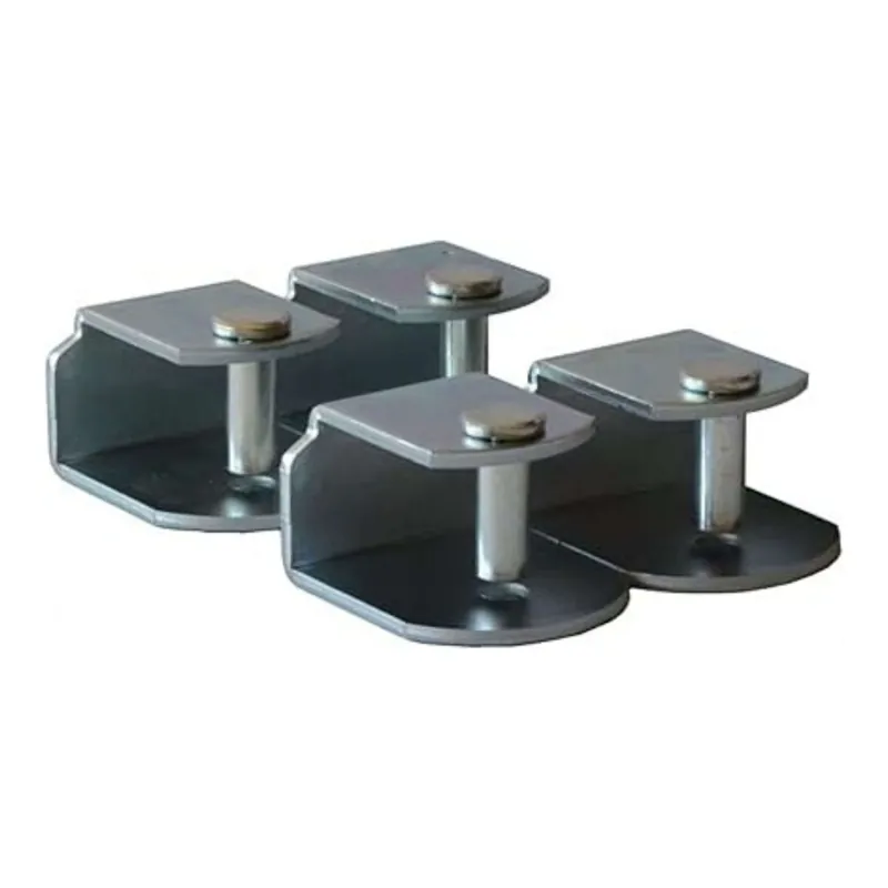 Pack 4 Patas para Somier + 4 Abrazaderas con Forma Cilindrica en Metal (30 cm) - Descanso