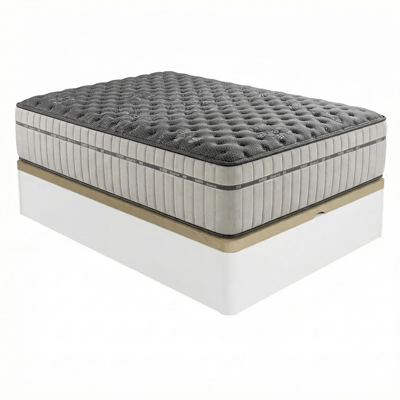 Pack Colchón Viscoelástico Gala + Canapé Madera Abatible 90x190 | Montaje Incluido | Color Blanco - Descanso