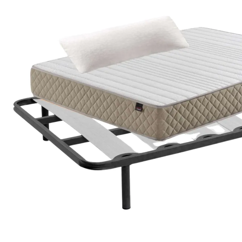 Pack Hipnos Descanso - 135x180 cm (colchón + Somier Balda Ancha + Patas + Almohada)
