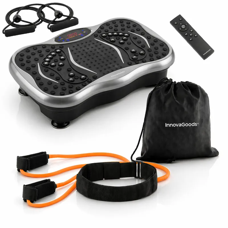 Pack Plataforma Vibratoria y Bandas de Resistencia InnovaGoods - Deporte