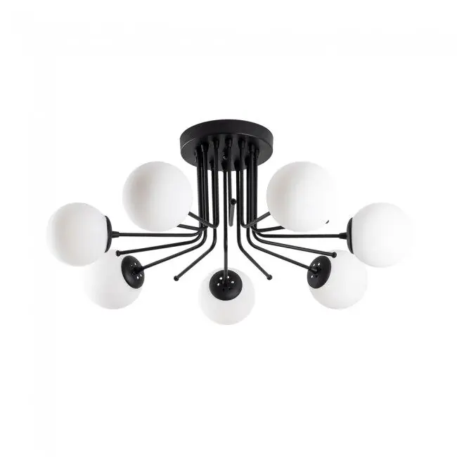 Plafón de techo Marga Negro 7 luces marca Wonderlamp - Decoración